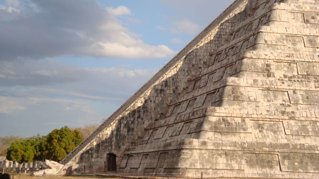 A shadowy serpent appears at Chichen Itza on the equinox.