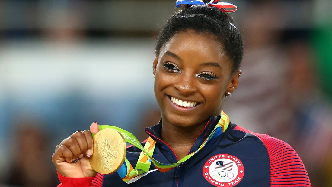 Gymnast Simone Biles. 