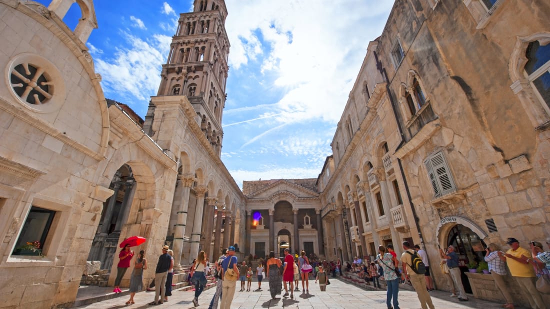 The Palace of Diocletian in Split, Croatia